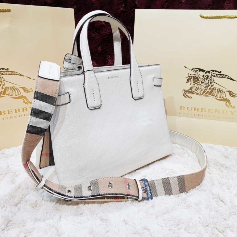 burberry canta suni deri bej