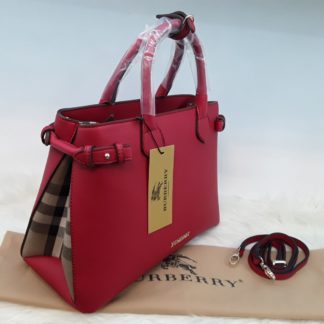 burberry canta suni deri capraz askili kirmizi 35x24