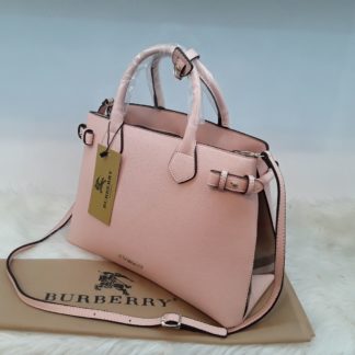 burberry canta suni deri capraz askili pudra pembe 35x24