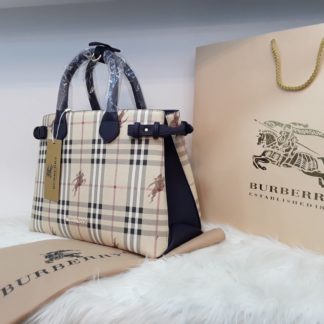 burberry canta suni deri logo baskili capraz askili lacivert
