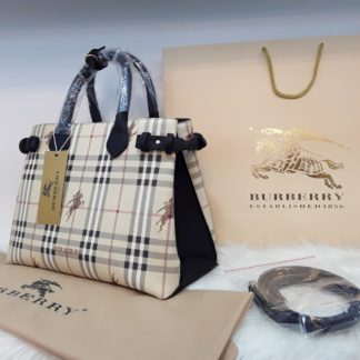 burberry canta suni deri logo baskili capraz askili siyah