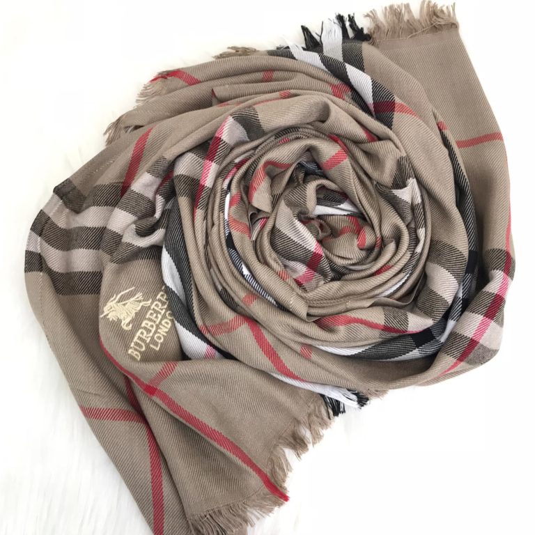 burberry sal pamuklu yunlu vizon 200x70