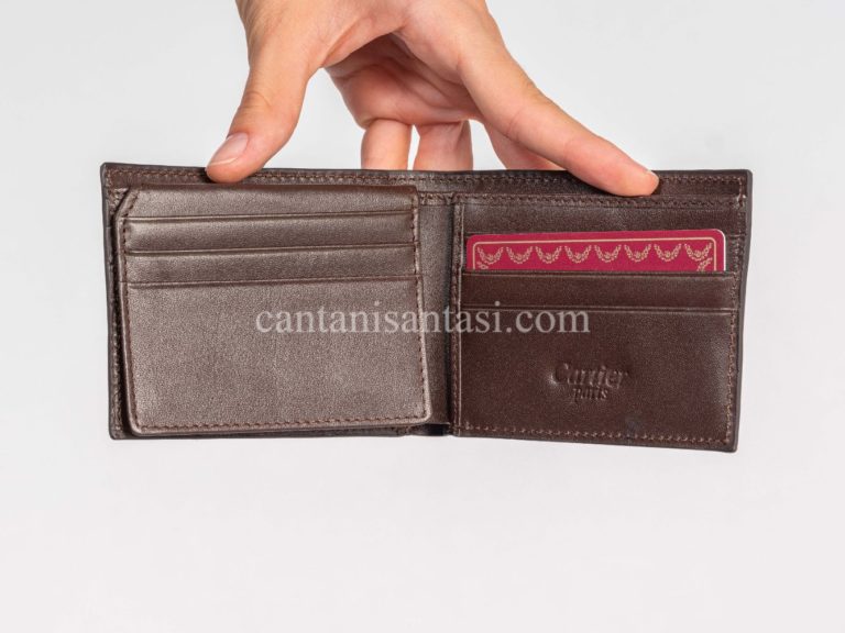 cartier cuzdan kahve erkek