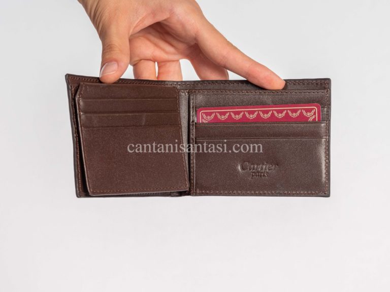 cartier cuzdan kahve erkek