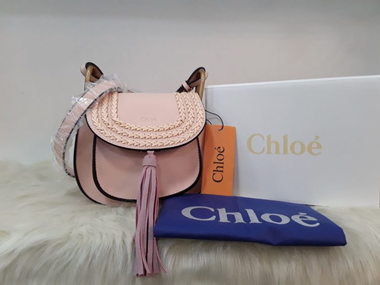 chloe canta suni deri capraz askili pudra pembe 20x18