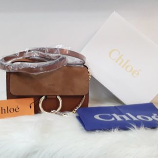 chloe canta suni deri faye mini capraz askili taba 24x15