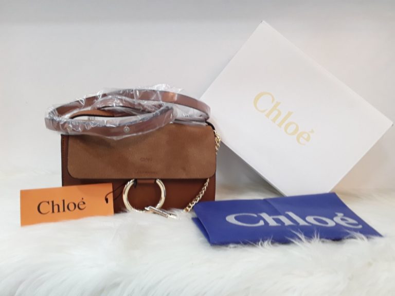chloe canta suni deri faye mini capraz askili taba 24x15