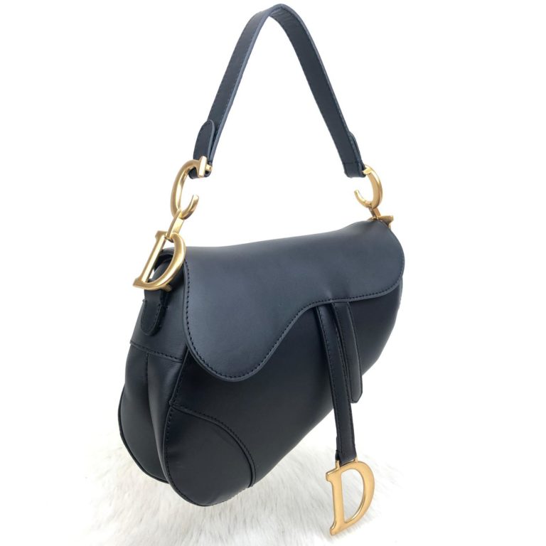 christian dior canta Saddle Calfskin lacivert 25x20x6 hakiki dana derisi