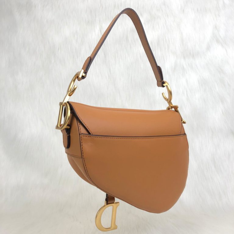 christian dior canta Saddle Calfskin taba 25x20x6 hakiki dana derisi