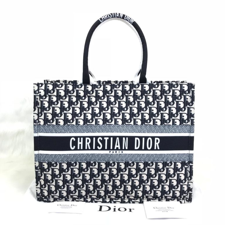 christian dior canta book tote oblique keten 41x32
