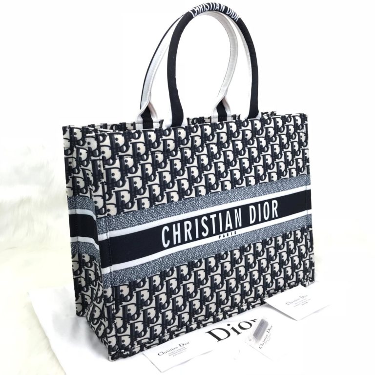 christian dior canta book tote oblique keten 41x32