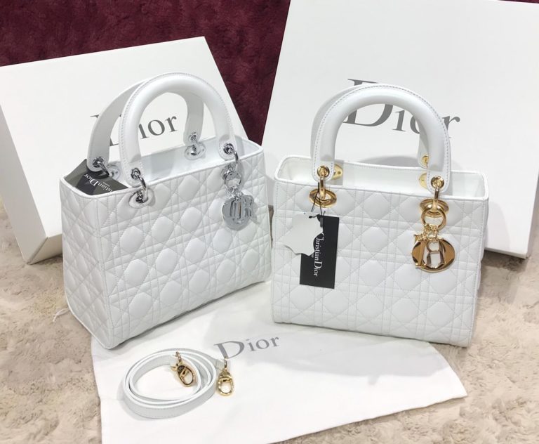 christian dior canta lady beyaz ortaboy 24x20