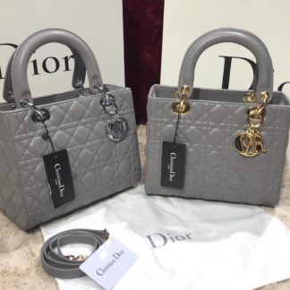christian dior canta lady gri ortaboy 24x20