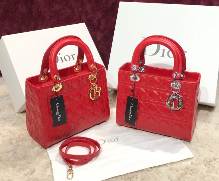 christian dior canta lady kirmizi ortaboy 24x20