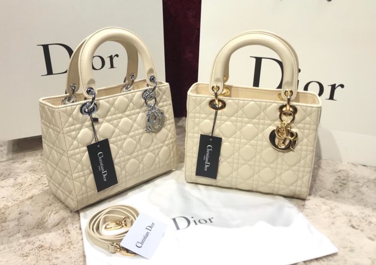 christian dior canta lady krem ortaboy 24x20
