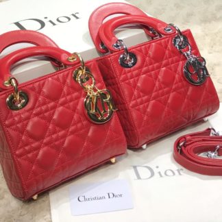 christian dior canta mini lady kirmizi