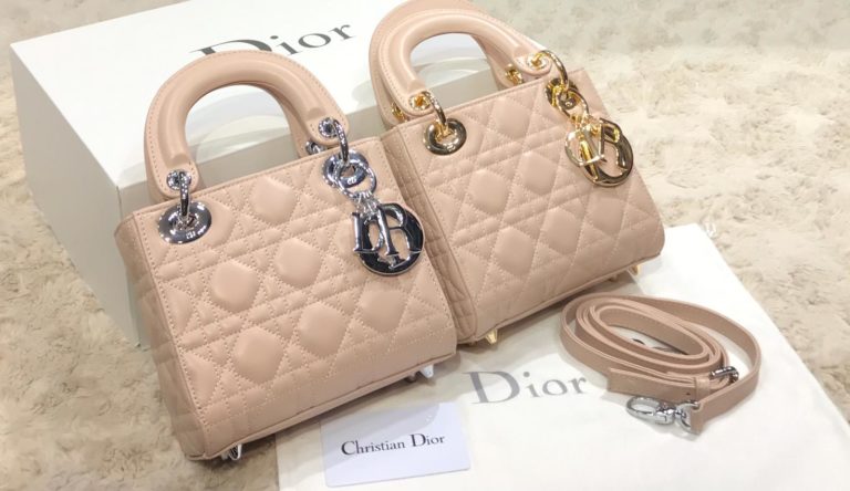 christian dior canta mini lady pudra