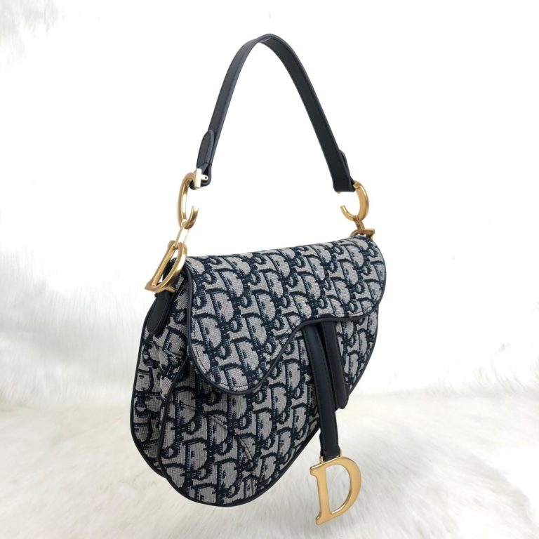 christian dior canta oblique saddle el dokumasi siyah 25x20x6