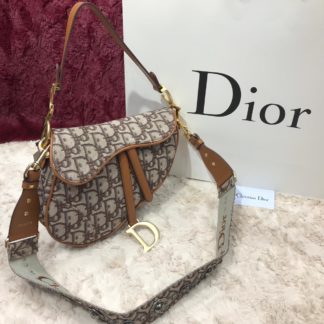 christian dior canta saddle suni deri askili 25x20x6 desenli taba