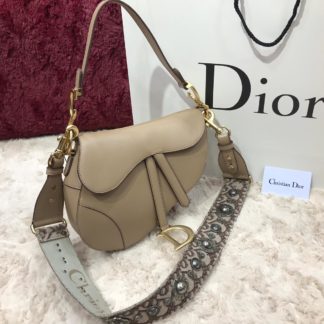 christian dior canta saddle suni deri askili 25x20x6 vizon