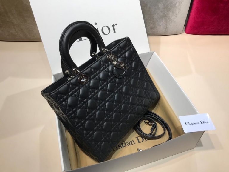 christian dior canta suni deri buyuk boy siyah 30x25