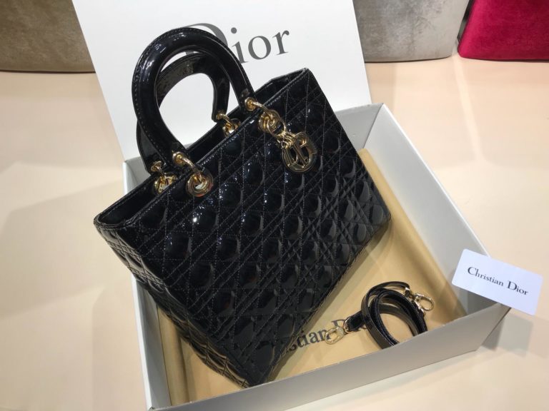christian dior canta suni deri buyuk boy siyah rugan 30x25