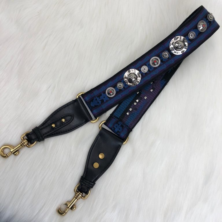 christian dior omuz askisi el dokuma mavi 95x5