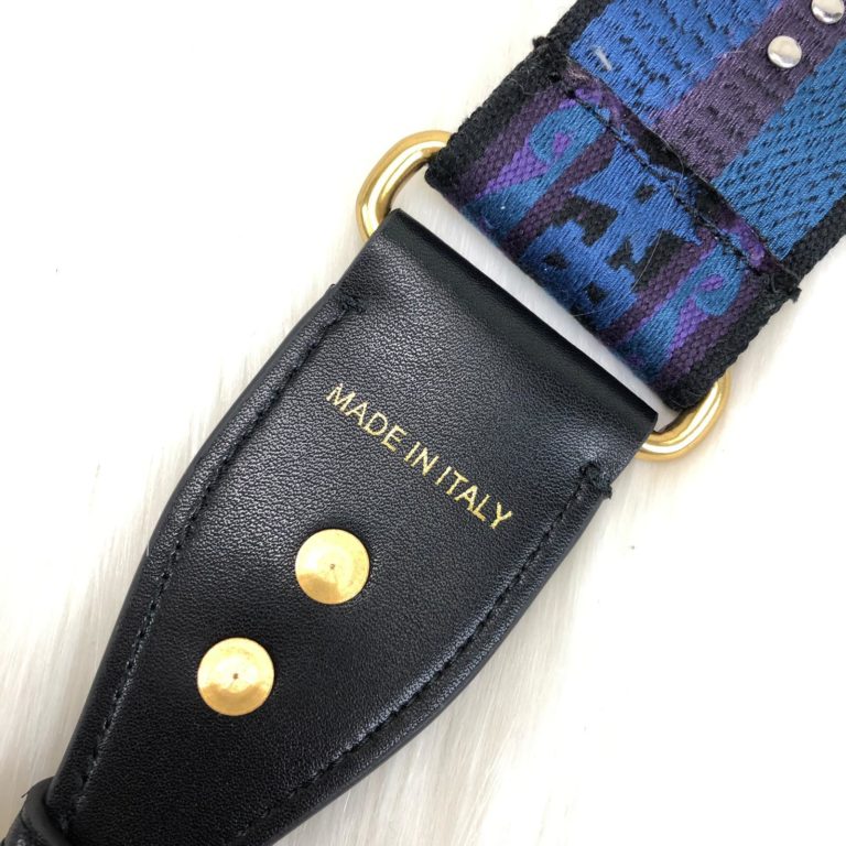 christian dior omuz askisi el dokuma mavi 95x5
