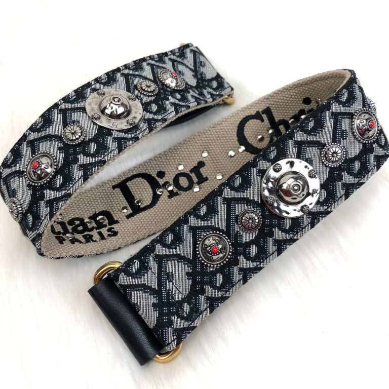 christian dior omuz askisi el dokuma siyah 95x5