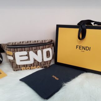 fendi canta suni deri bel cantasi logo baskili vizon