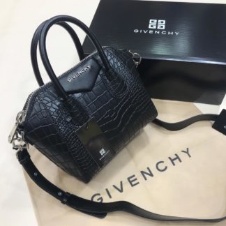 givenchy canta suni deri mini boy capraz askili siyah kroko