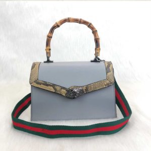 gucci canta lilith bambu sap gri 28x20
