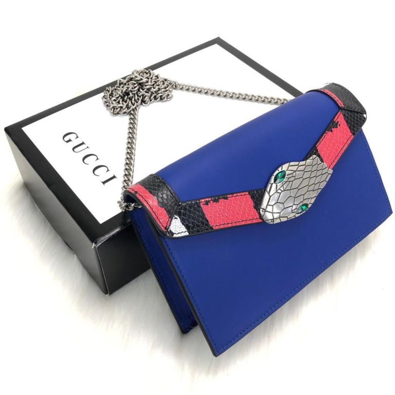 gucci canta lilith omuz cantasi saks mavi 23x13