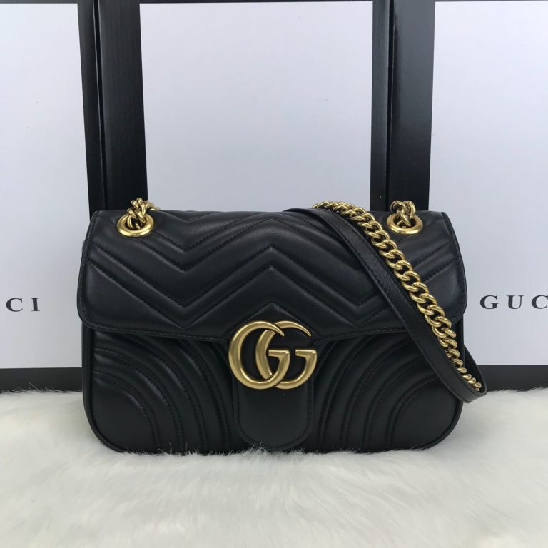 gucci canta marmont siyah 27x16