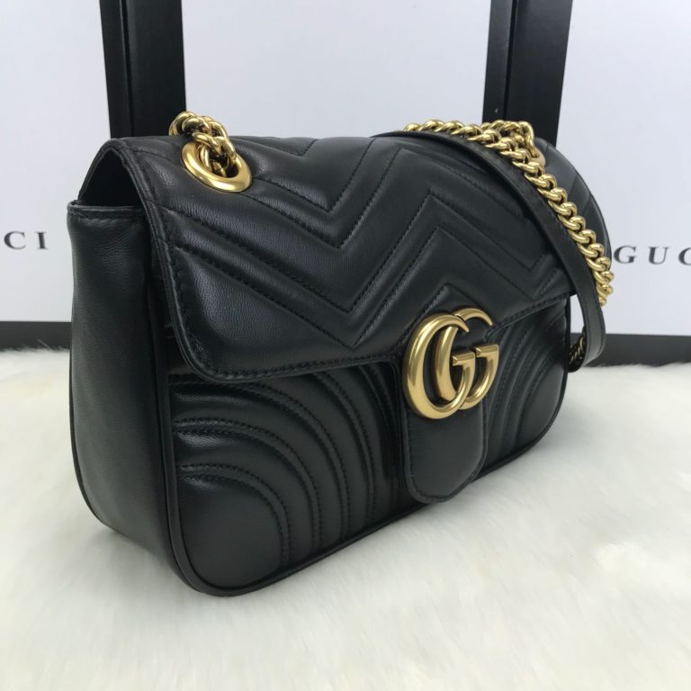 gucci canta marmont siyah 27x16