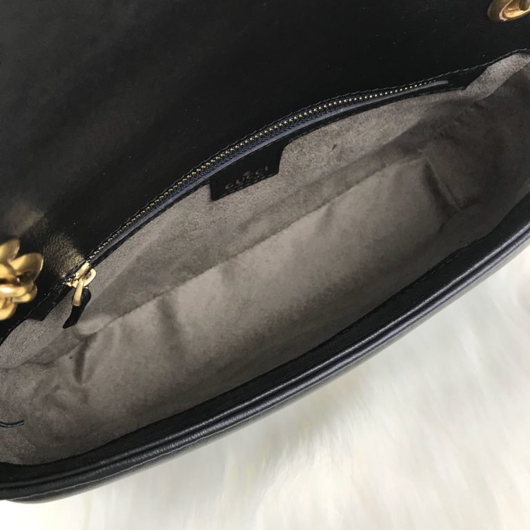 gucci canta marmont siyah 27x16