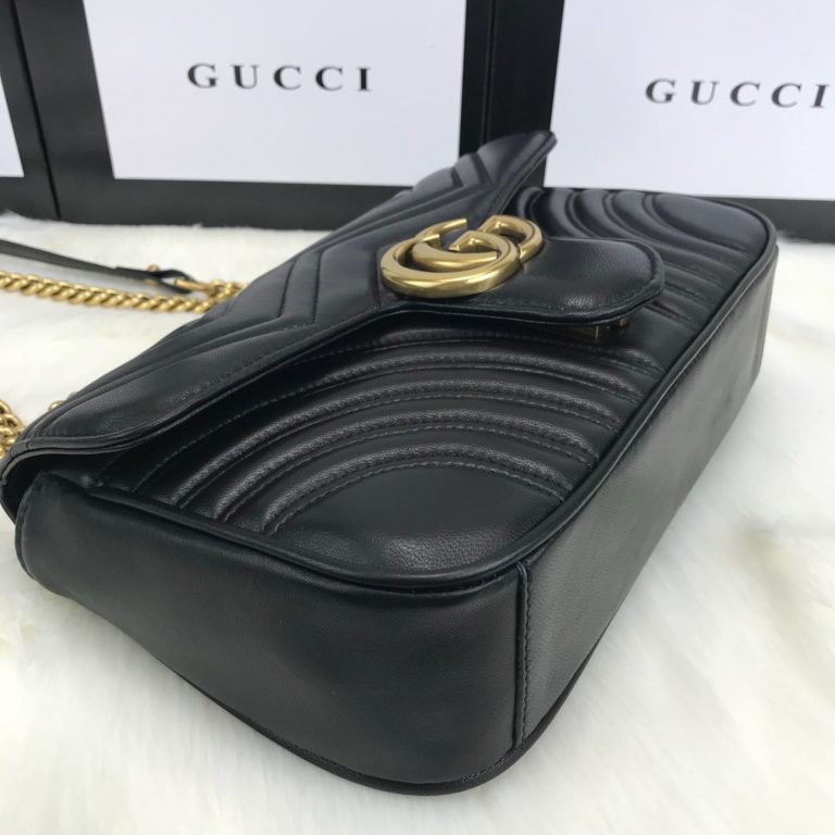 gucci canta marmont siyah 27x16