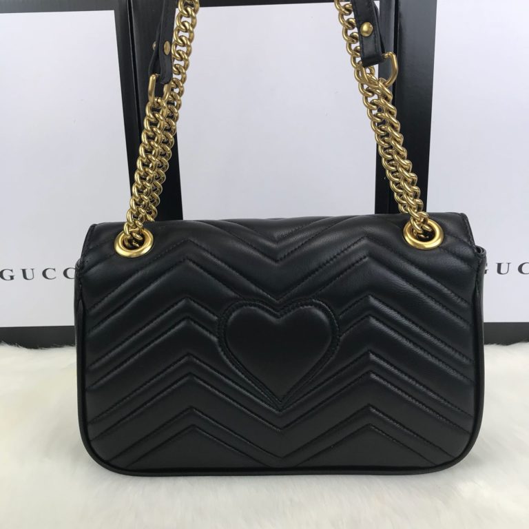 gucci canta marmont siyah 27x16