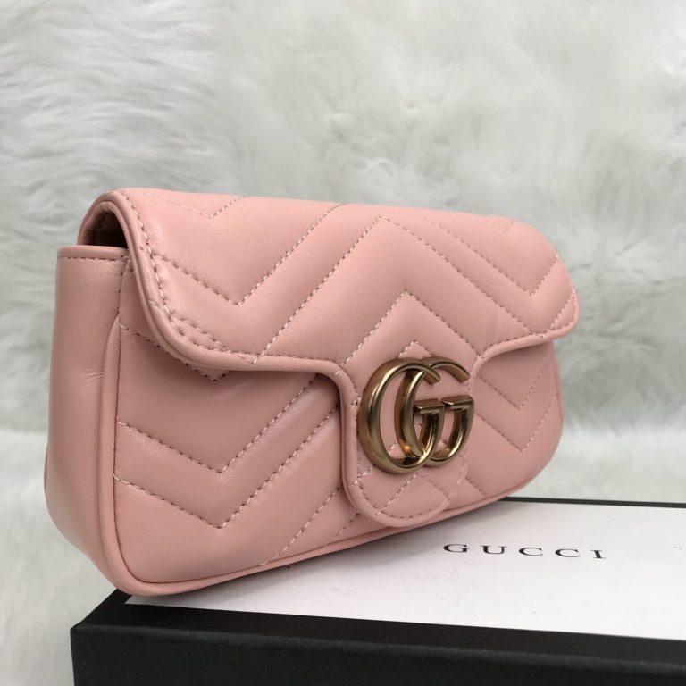 gucci canta mini marmont pudra pembe 17x12