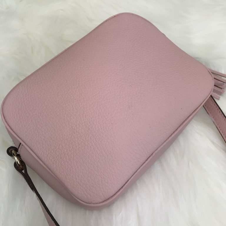 gucci canta soho disco capraz askili pudra pembe 21x17