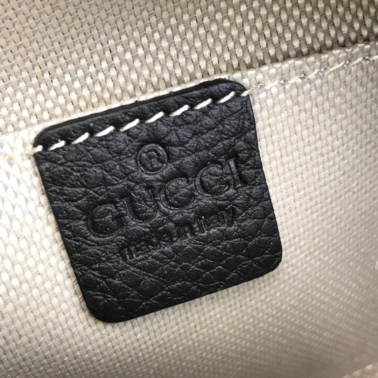 gucci canta soho disco capraz askili siyah 21x17
