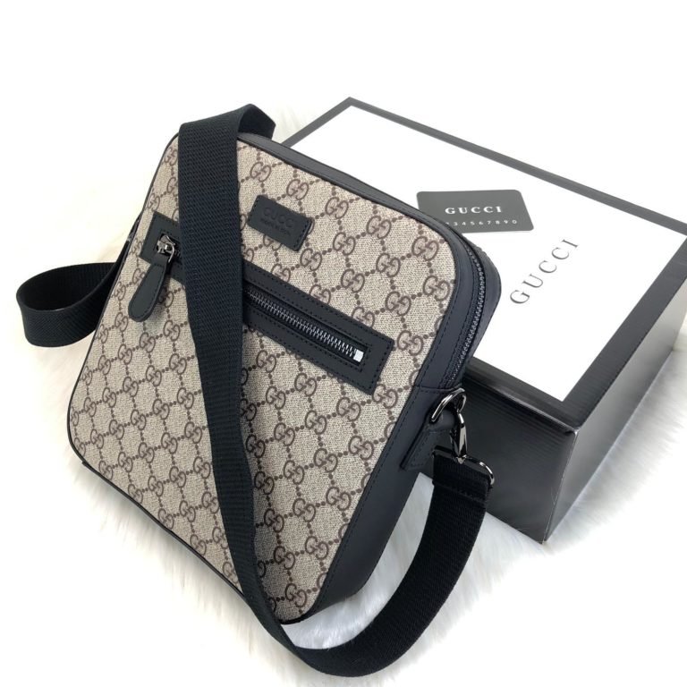 gucci canta supreme messenger erkek postaci deri 25x23