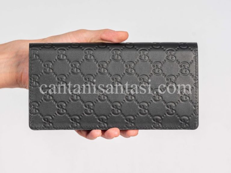 gucci cuzdan erkek cuzdan siyah gg logo kabartmali desen