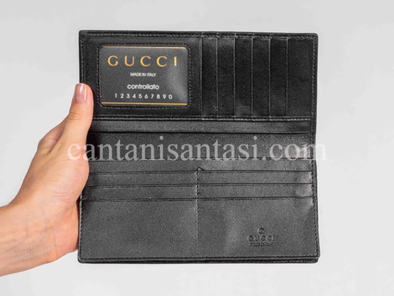 gucci cuzdan erkek duz siyah gg logo