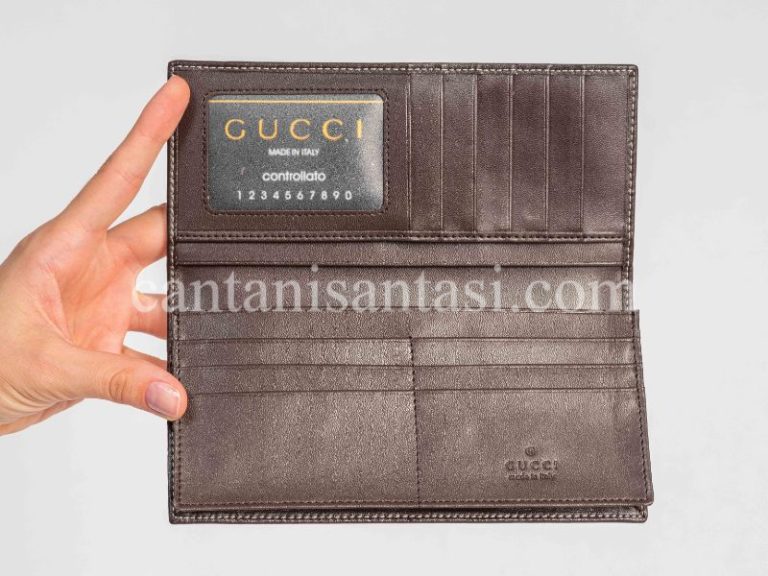 gucci cuzdan erkek kahve classic desen