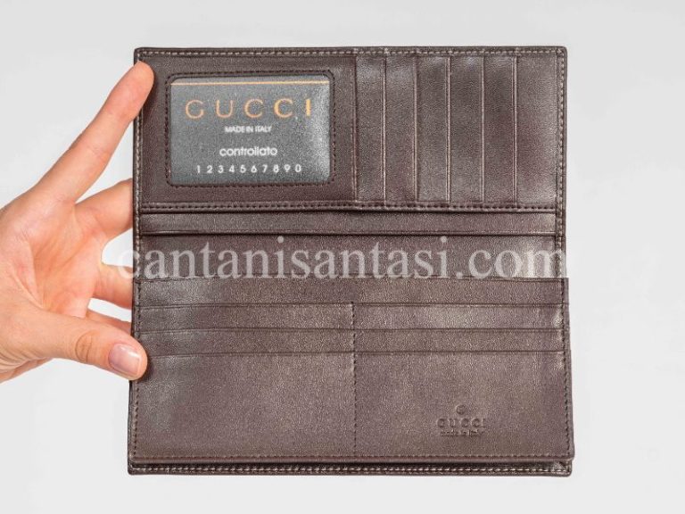 gucci cuzdan erkek kahve classic desen
