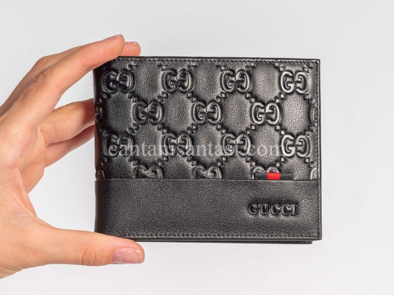 gucci cuzdan erkek siyah gg logo kabartmali desen
