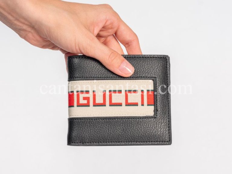 gucci cuzdan erkek siyah gucci yazili