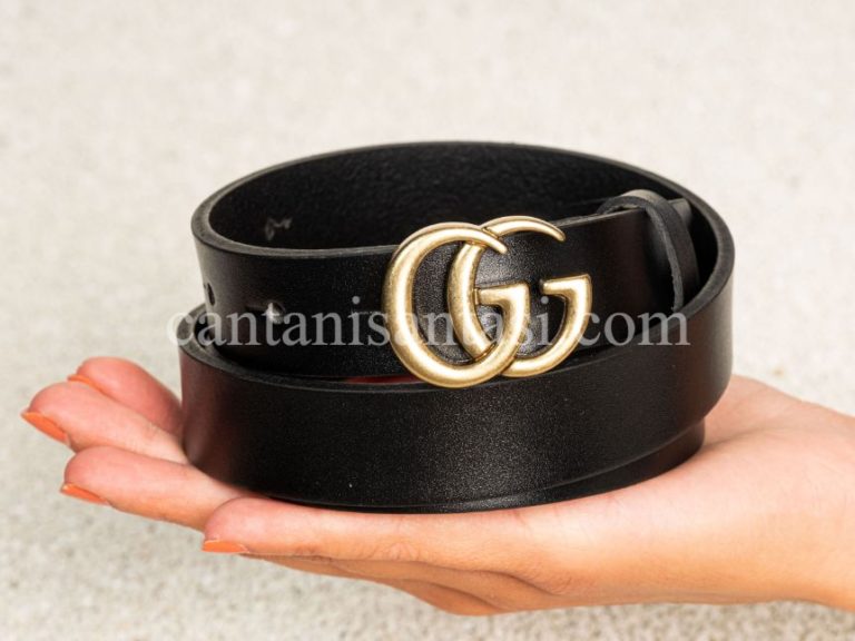 gucci kemer ince classic gold antik toka 2.5cm