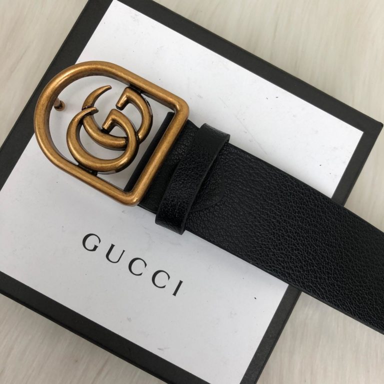 gucci kemer siyah gold mat parlak toka 4cm